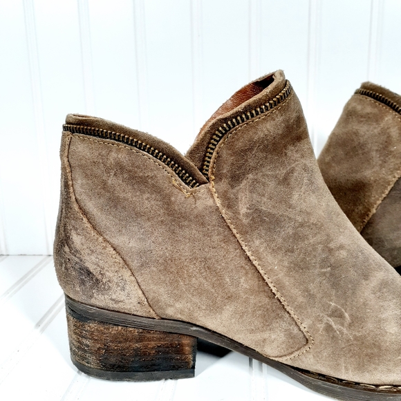 Born Montoro Suede Distressed Booties - Picture 7 of 14